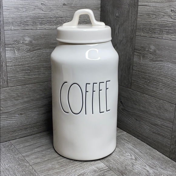 Rae Dunn Other - Rae Dunn COFFEE canister 9.5” talll white LL